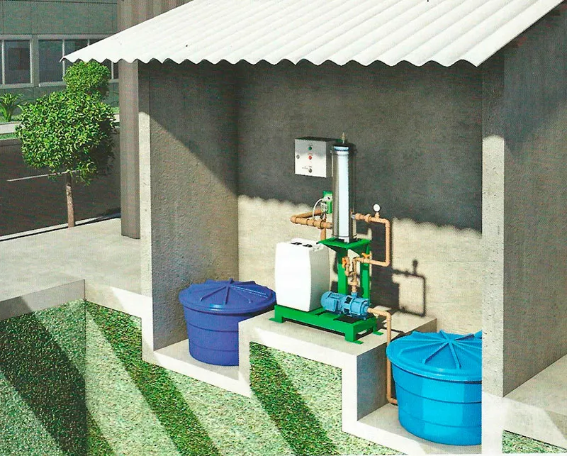 Sistema de reutilização de água